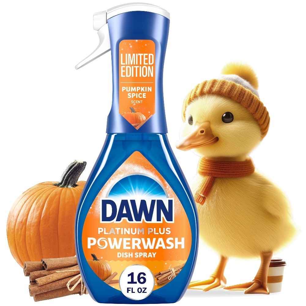 Pumpkin Spice Dish Soap Liquid Dishwashing Starter Kit 16 fl oz