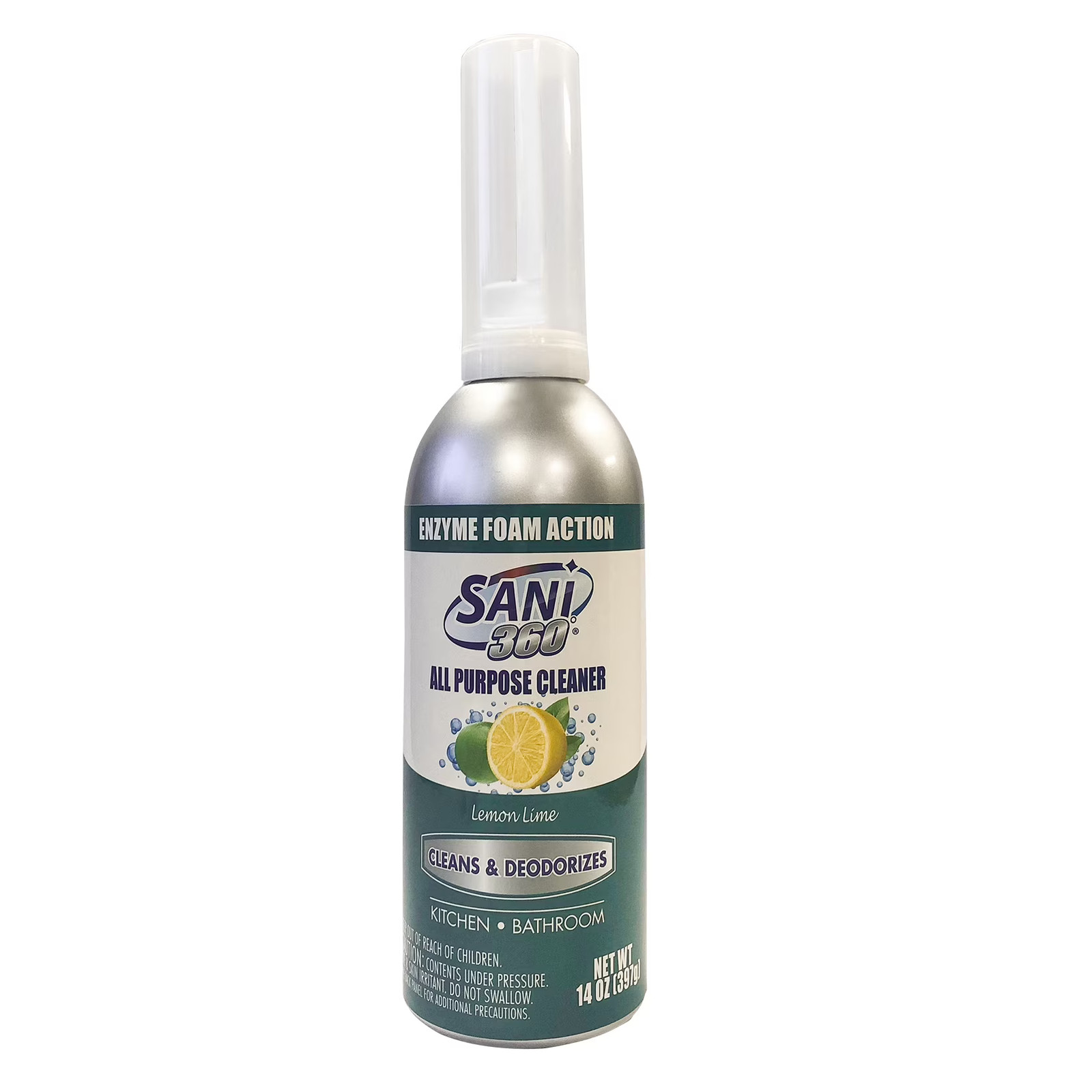 Sani 360 Multipurpose Cleaner – Lemon Lime Scent – 14 oz.