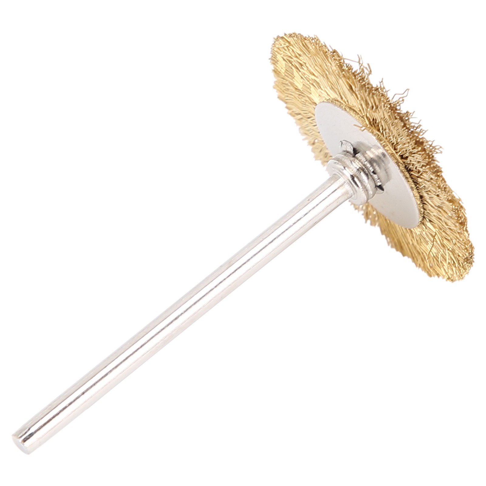T Shaped Nail Drill Bit Cleaning Brush Brass Wire Grinding Head Cleaner Brush