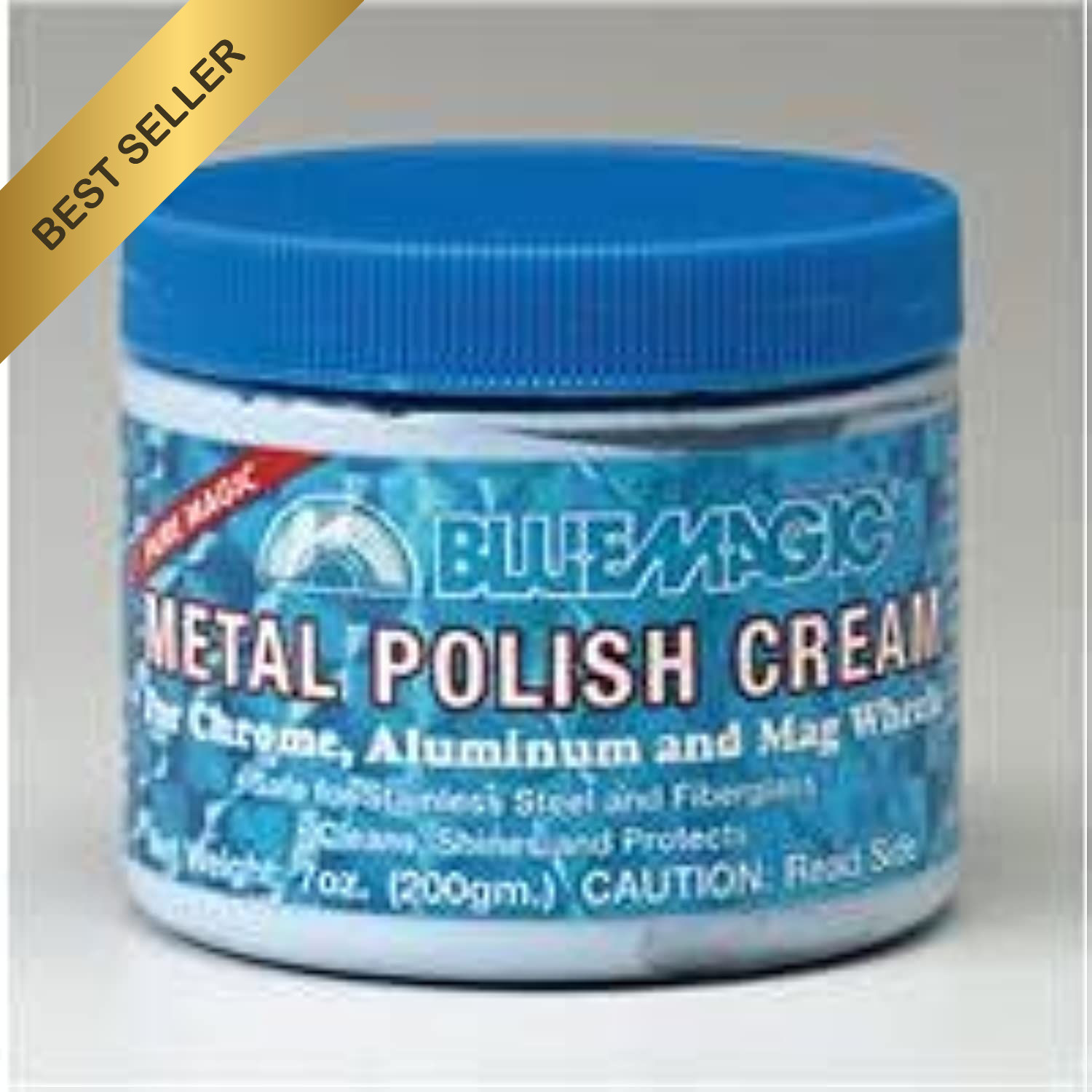Blue Magic 400 Metal Polish Cream 7 oz Non-Abrasive Chrome Aluminium Remover