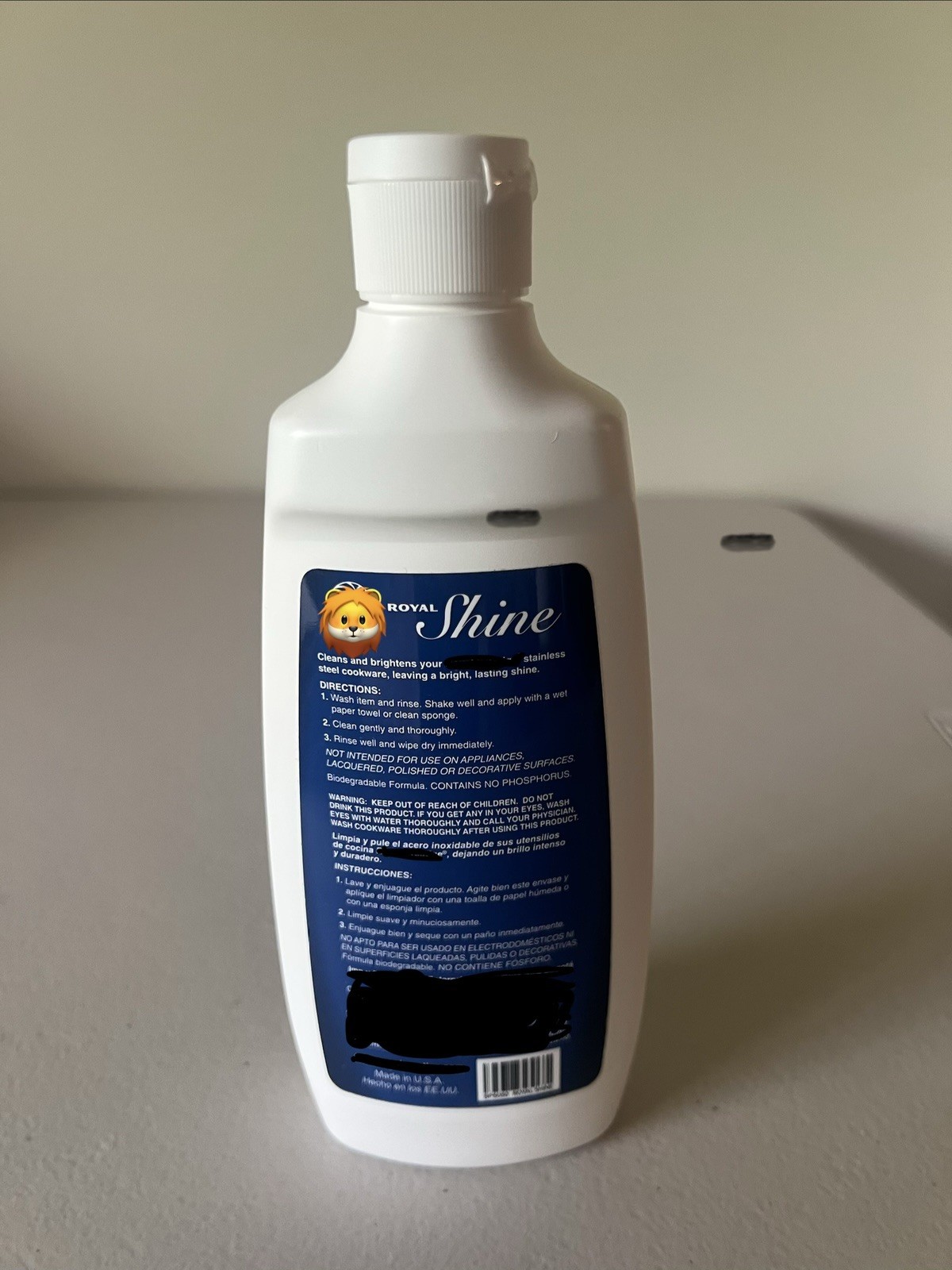 Royal Shine Liquid Cookware Cleaner 295 mL Biodegradable, P-Free