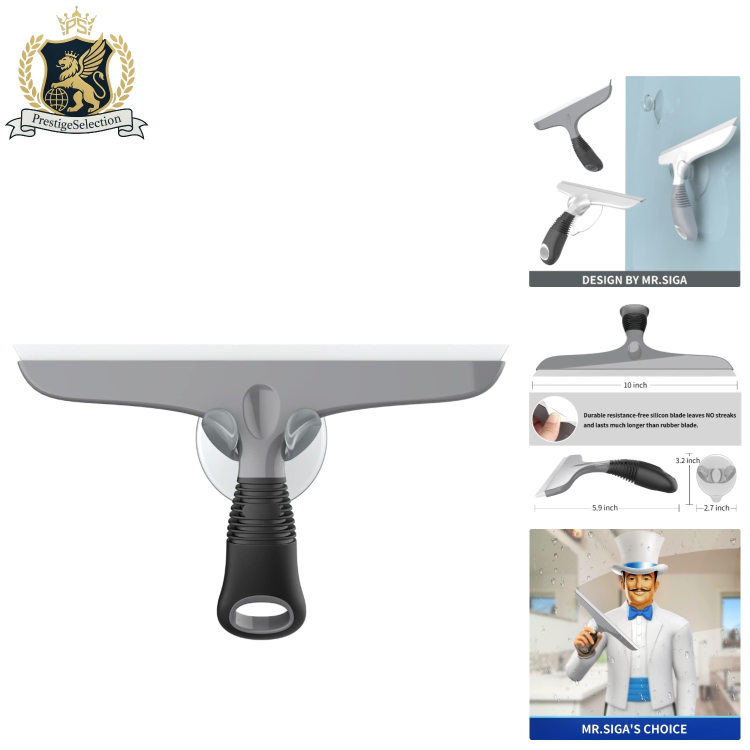 Durable Silicone Squeegee – Ergonomic Design for Effortless Streak-Free Finish