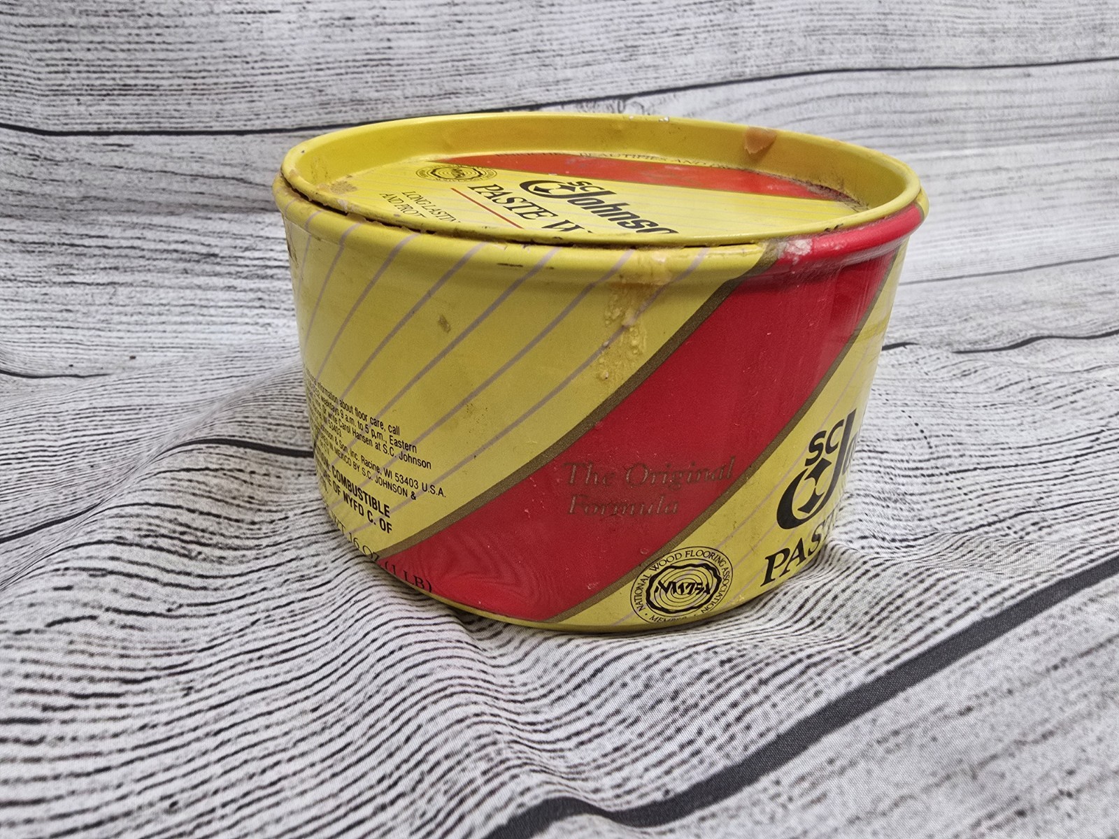 1988 SC Johnson Paste Wax—1 lb 1 oz Original Formula FULL!