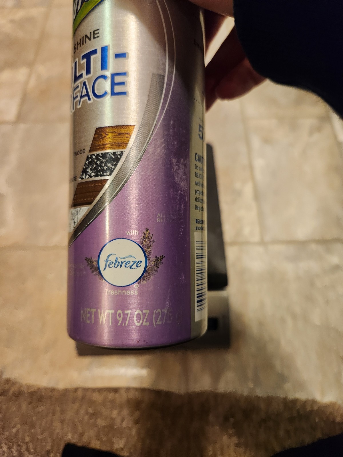 Swiffer Dust & Shine MULTI SURFACE Spray Febreze Lavender Vanilla Discontinued