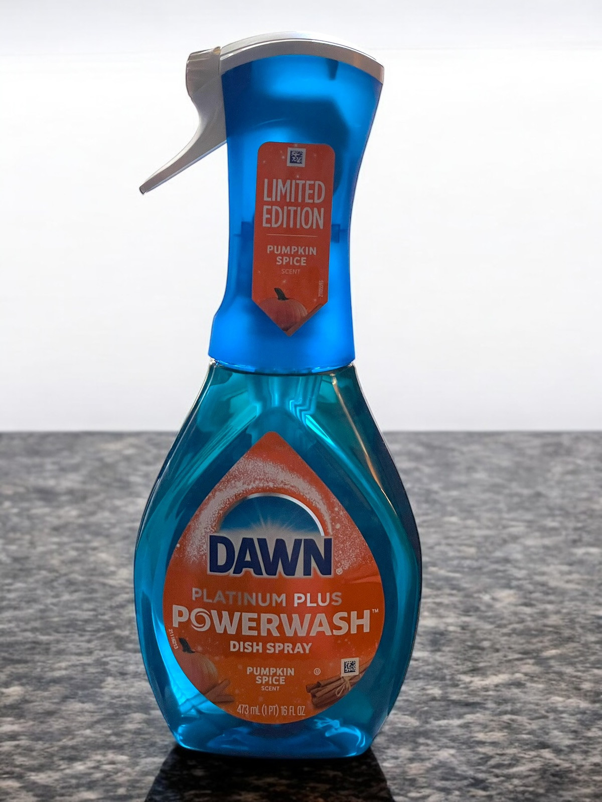 Pumpkin Spice Dawn Platinum Power Wash 16 fl oz Dish Spray Limited Edition NEW