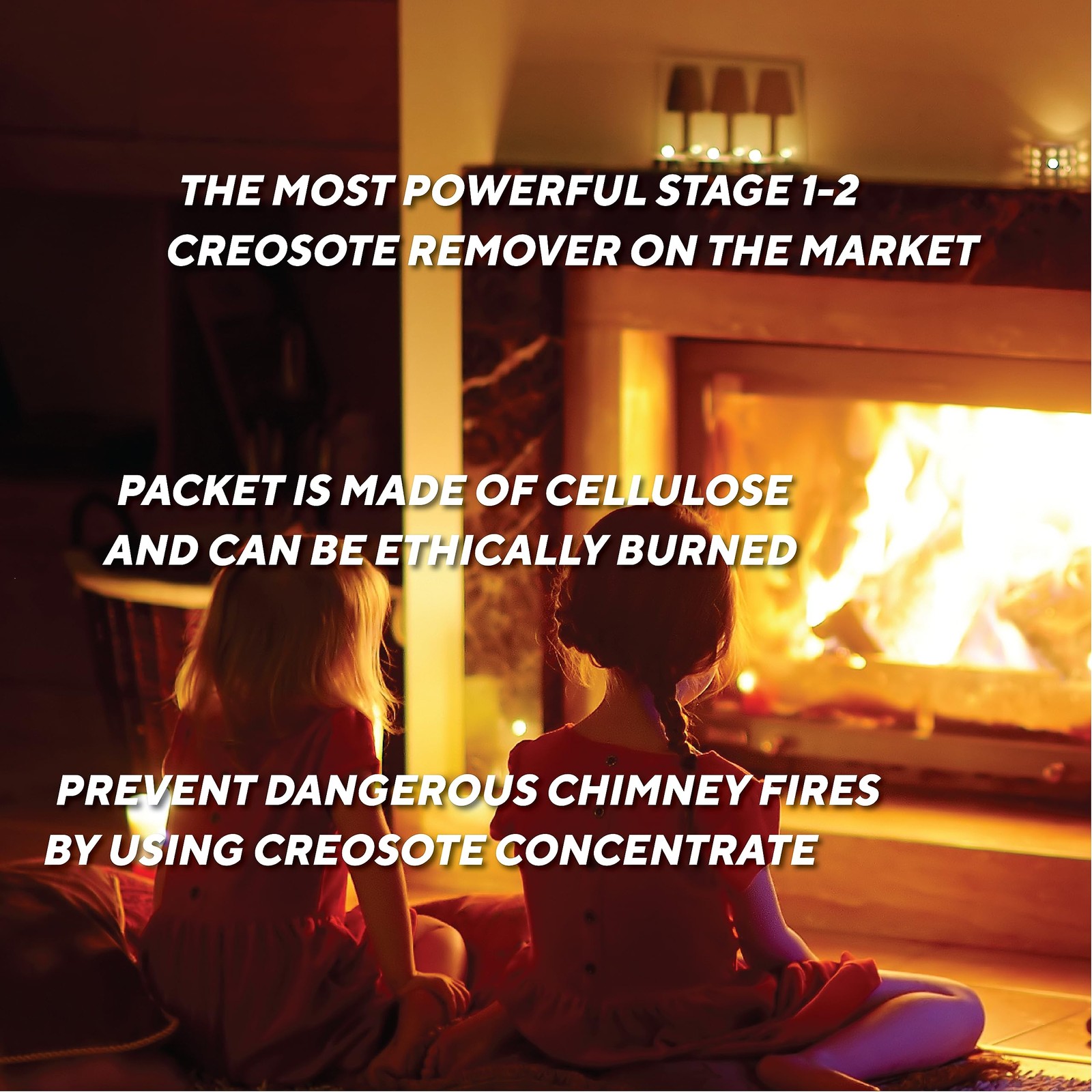 Rutland Creosote Concentrate – Triple Power Remover Packets – Fireplace Clean…