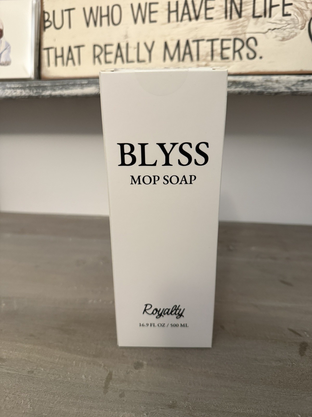 Blyss Mop Soap ROYALTY 16.9 Fluid Oz / 500ml exp date 2028