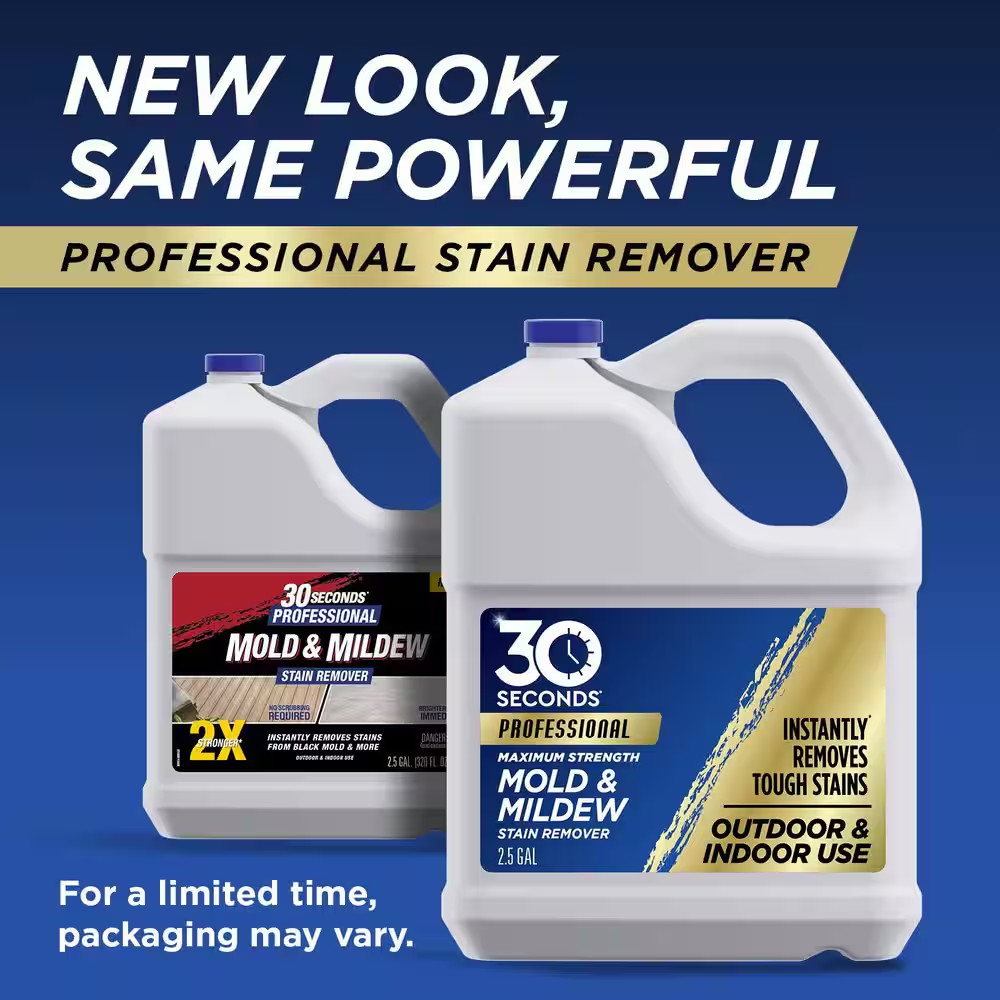 2.5 Gal Professional Outdoor Cleaner Mold and Mildew Stain Remover