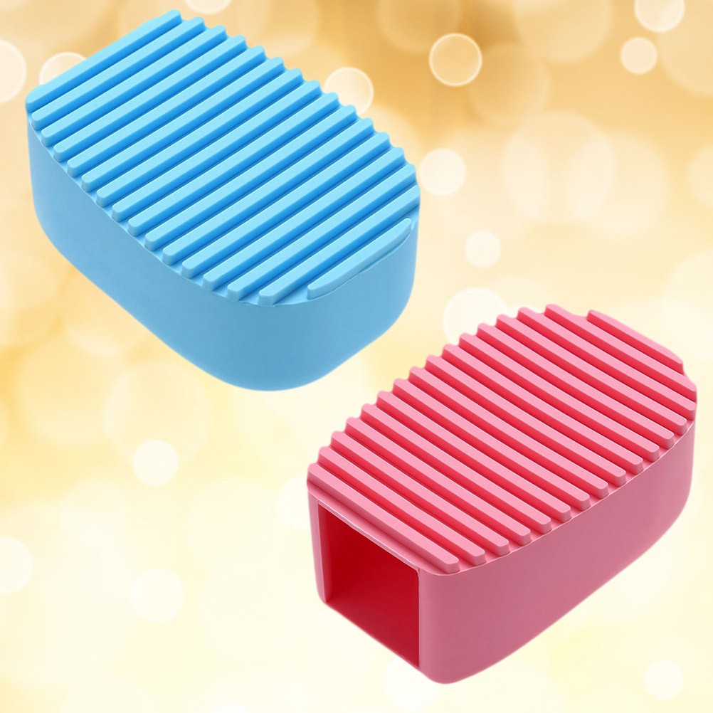 2Pcs Durable Scrubbing Brush Cleaner for Clothes Washing Assorted Colors