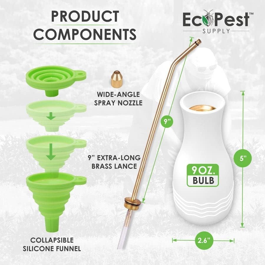 Powder Duster | Extra Large Bulb Duster, Sprayer, and Applicator for Powder a…