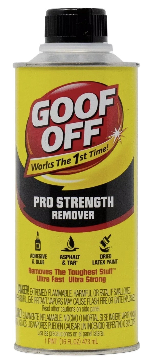 Goof Off FG653 Professional Pro Strength Paint & Graffiti Remover , 16 Ounce