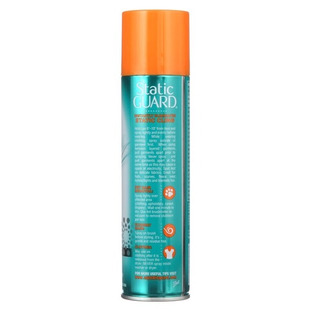 2 PACK Static Guard Fresh Linen Scent Spray, 5.5 Oz. EXP 12/2028+