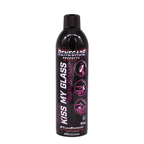 windshield window glass cleaner renegade kiss my glass streak free car truck new