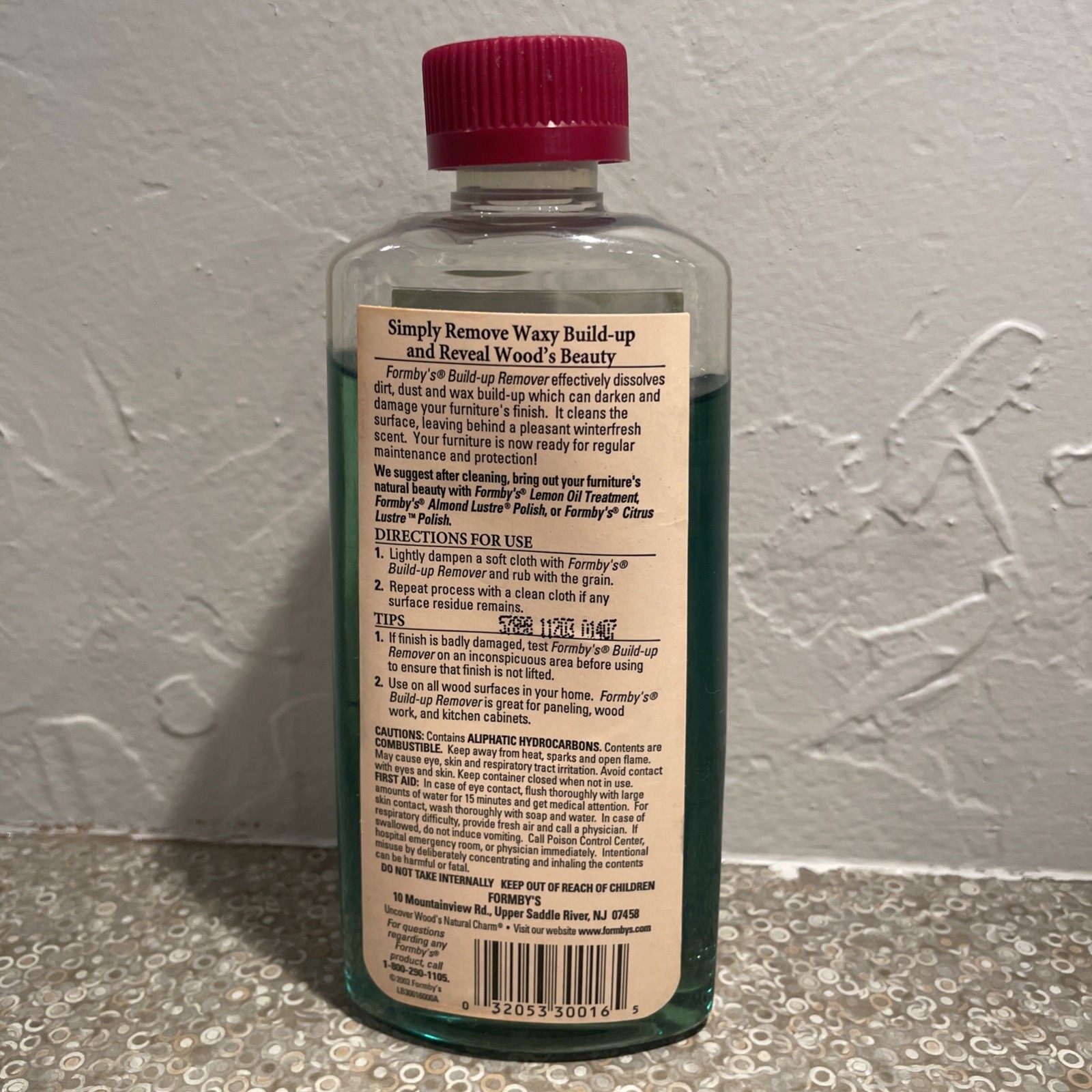 Vtg Formby’s Furniture 2002 Build-Up Deep Cleansing Discontinue 80% Dissolve Wax