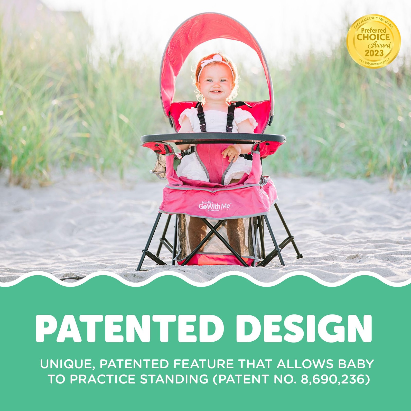 Baby Delight Go with Me Venture Portable Chair | Indoor and Outdoor | Sun Ca…