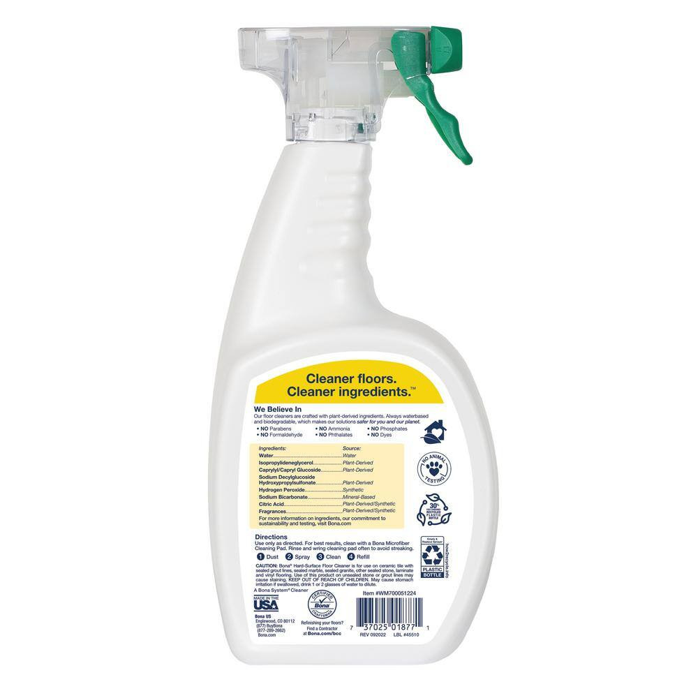 32 Oz. Lemon Mint Hard-Surface Floor Cleaner