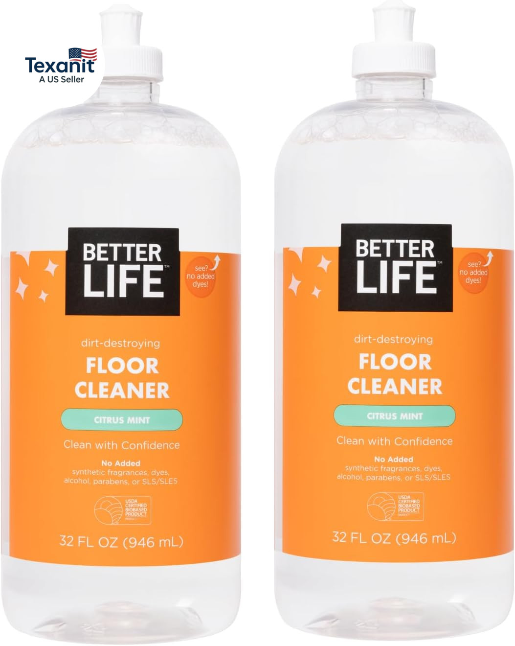 Floor Cleaner – Liquid Multipurpose Cleaner for Wood, Tile, Laminate, Vinyl, Bam