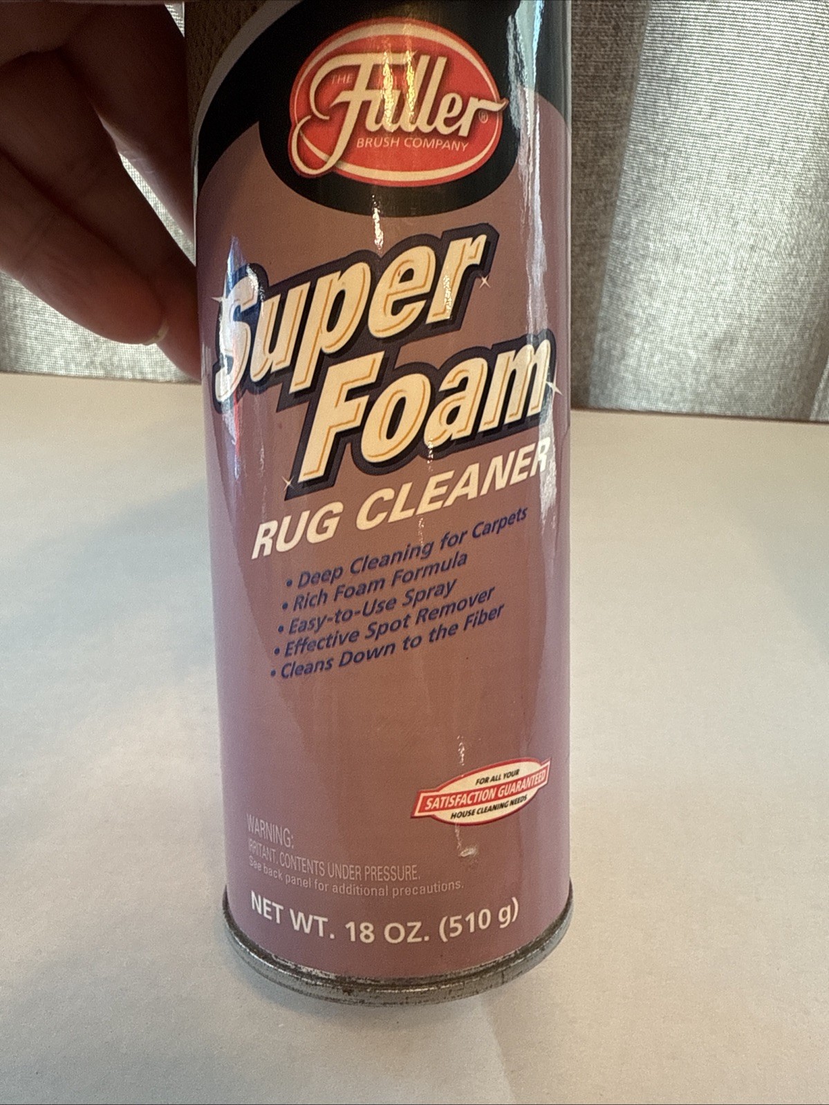 Vintage Fuller Super Foam Rug Cleaner NEW Spray Can Carpet Spray