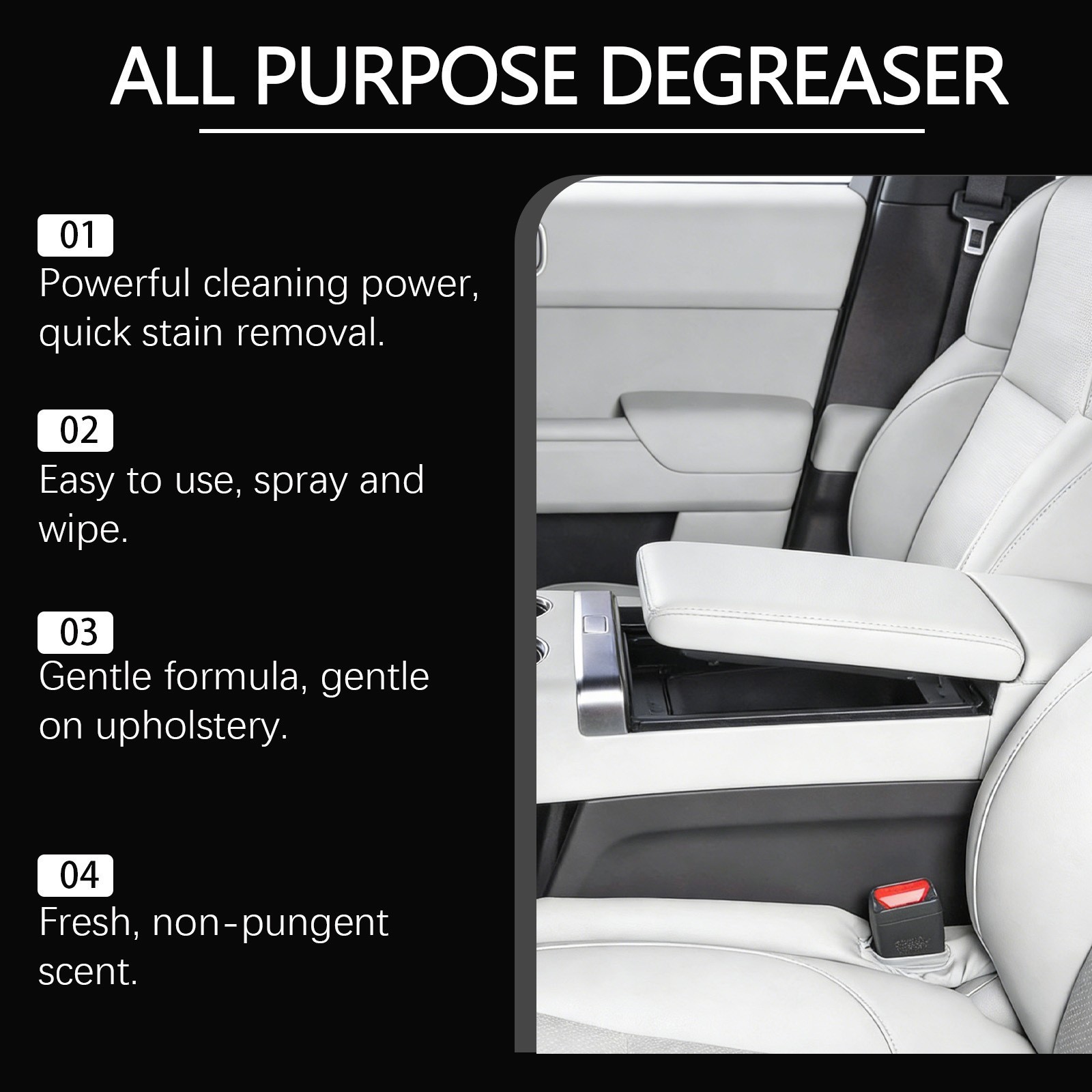 All Purpose Degreaser For Car And House,Lemon Scent Cleaning Spray 120ml US