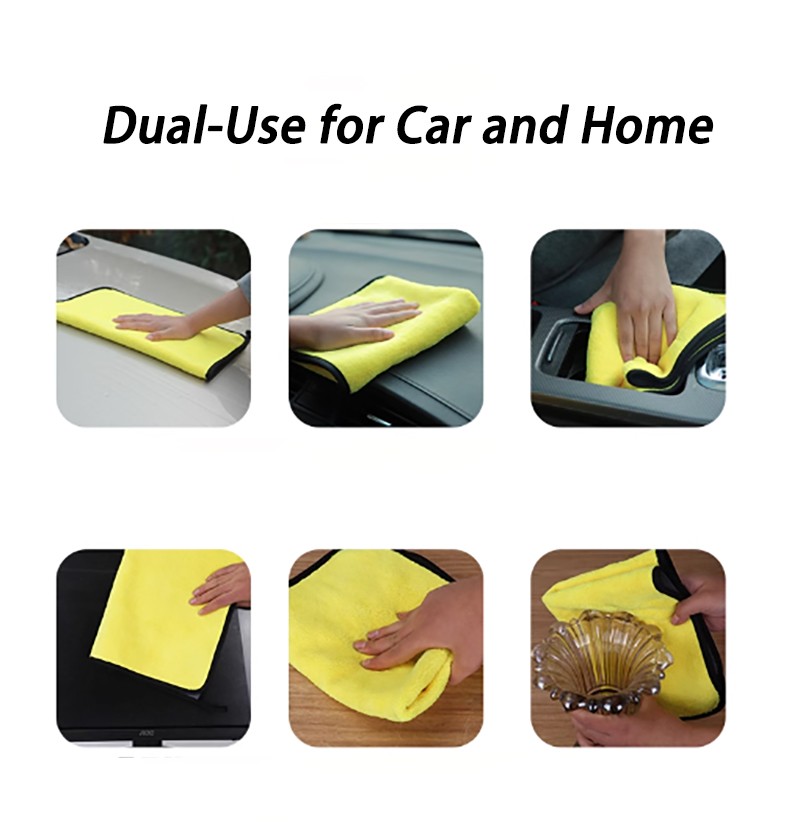 Car Cleaning Towels Microfibre Towel Drying Wash Cloth Super Absorbent Polishing