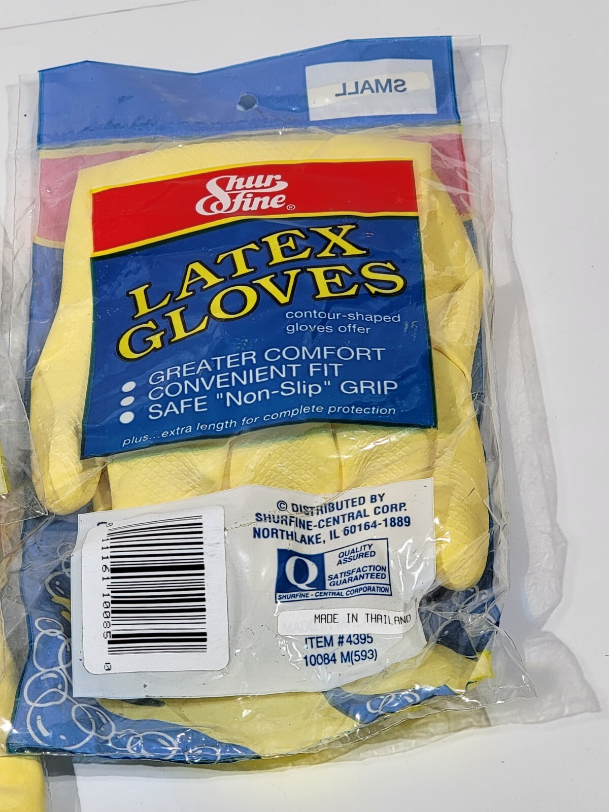 Medium – 3 Pairs – Yellow Kitchen Cleaning Dishwashing Nitrile Reusable Gloves
