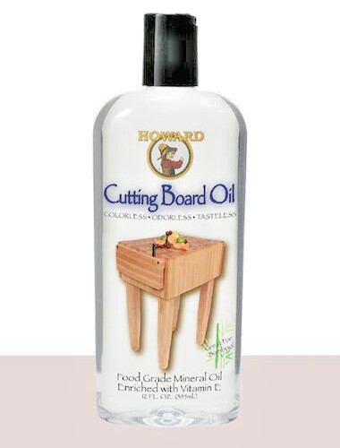 2 BOTTLES – Howard Cutting Board Oil Food Grade Safe Mineral Oil