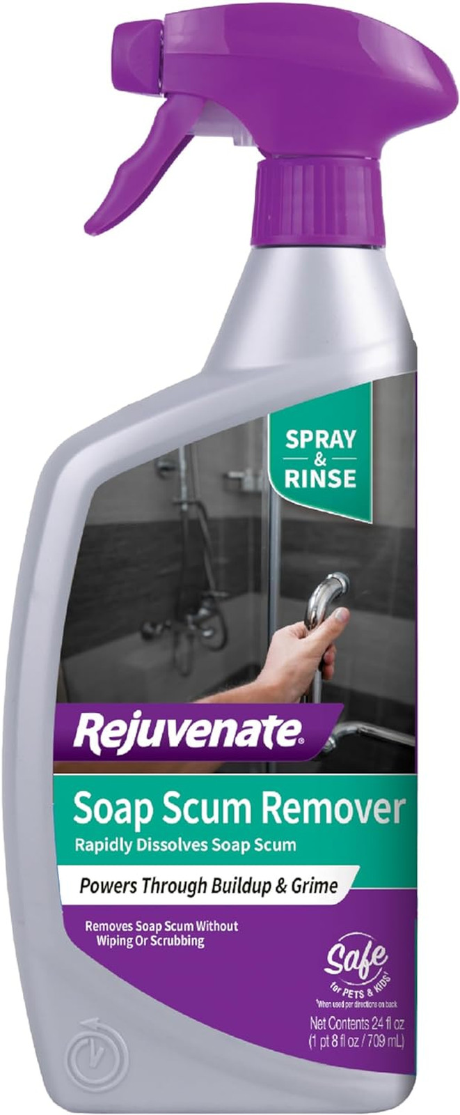 Soap Scum Remover, 24 Ounces, Easily Dissolves Soap Scum without Scrubbing