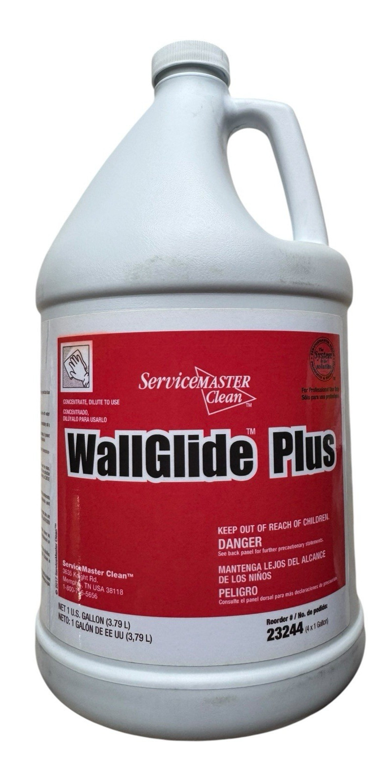 Servicemaster Clean WallGlide Plus Concentrate Liquid Cleaner – 1 Gallon