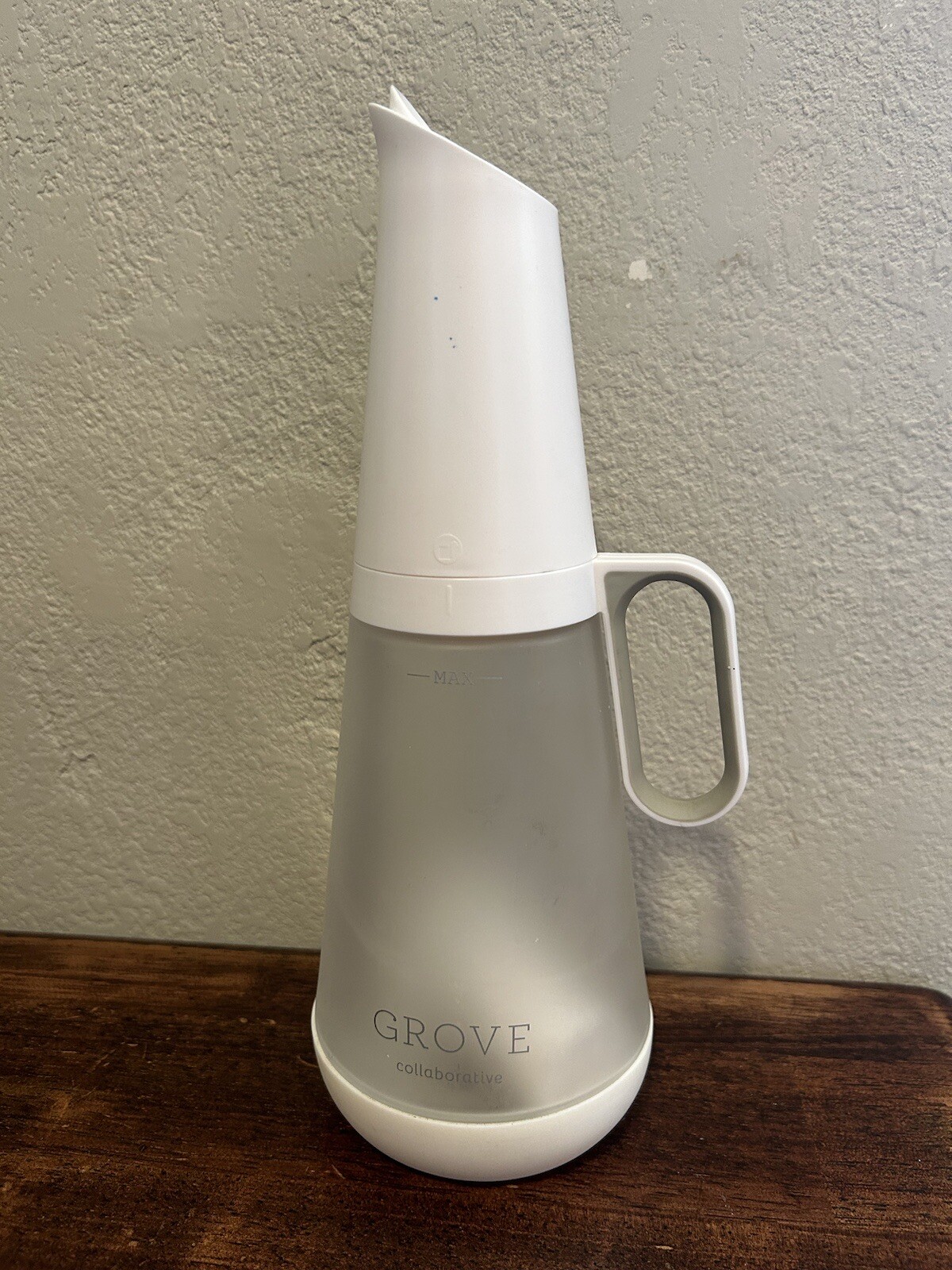 Grove Collaborative Laundry Detergent Dispenser Clear Recycled Glass Housewares