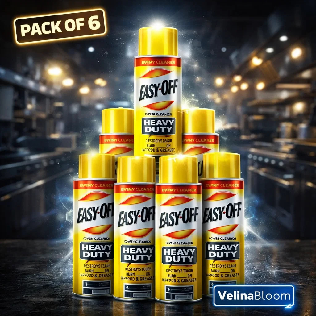 6X Easy-Off Heavy Duty Oven Cleaner Regular Scent 14.5 oz each USA Free Ship