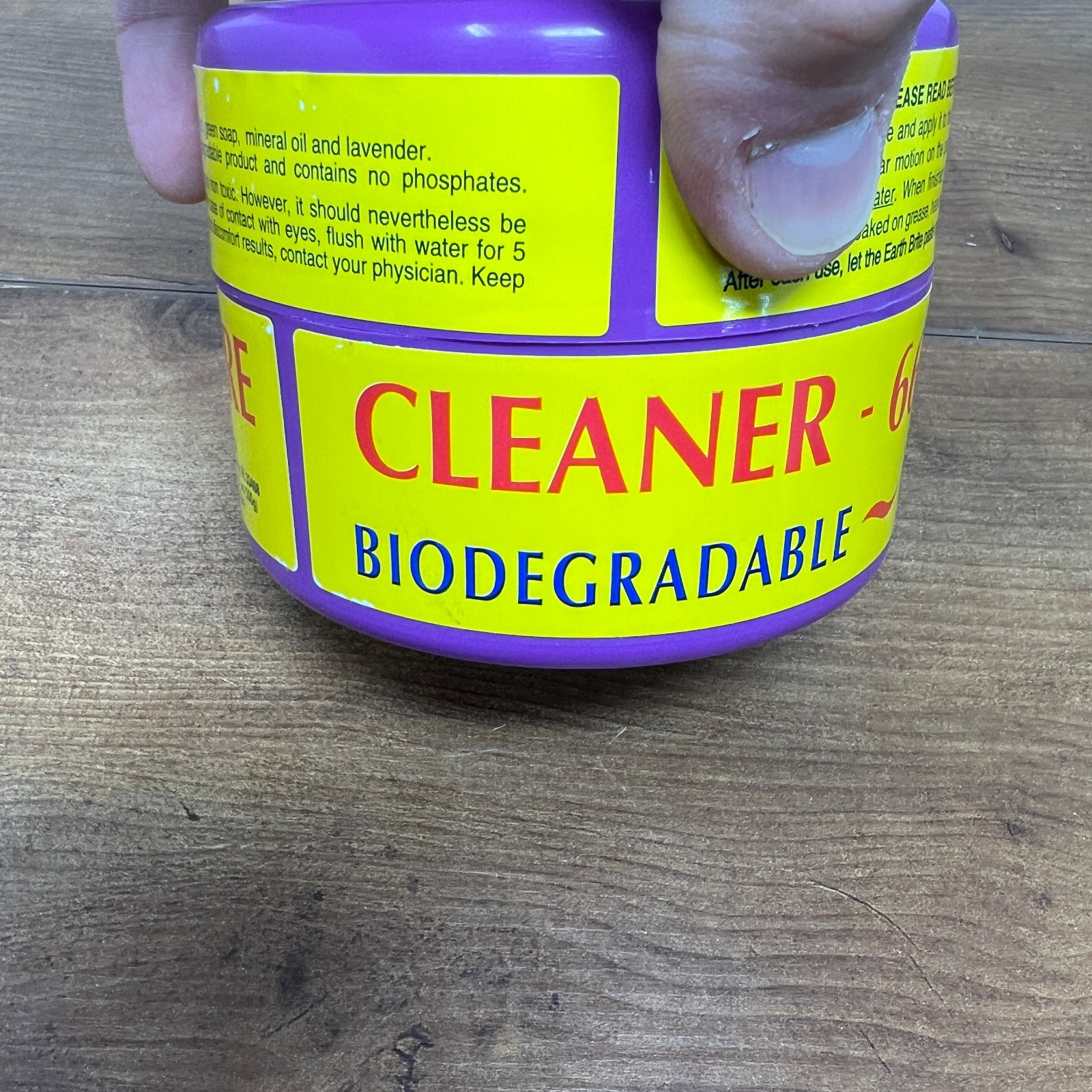 NEW Original Earth Brite Natural All Purpose Cleaner 17.5 oz Lavender France NOB