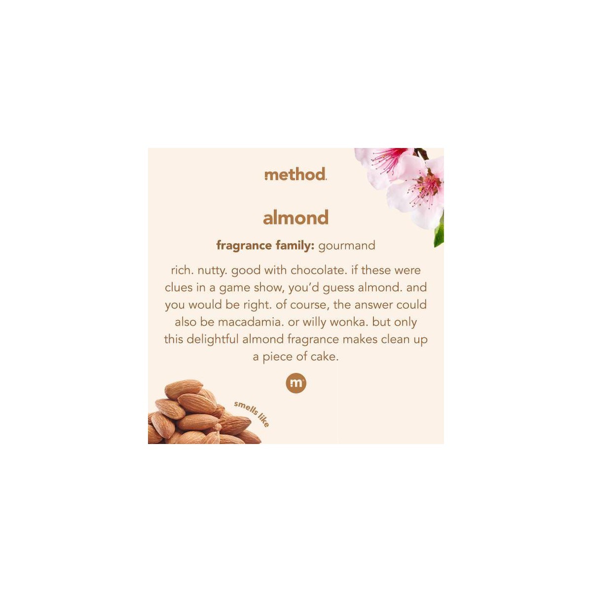 Method Almond Cleaning Products Wood Floor Cleaner Refill – 68 fl oz
