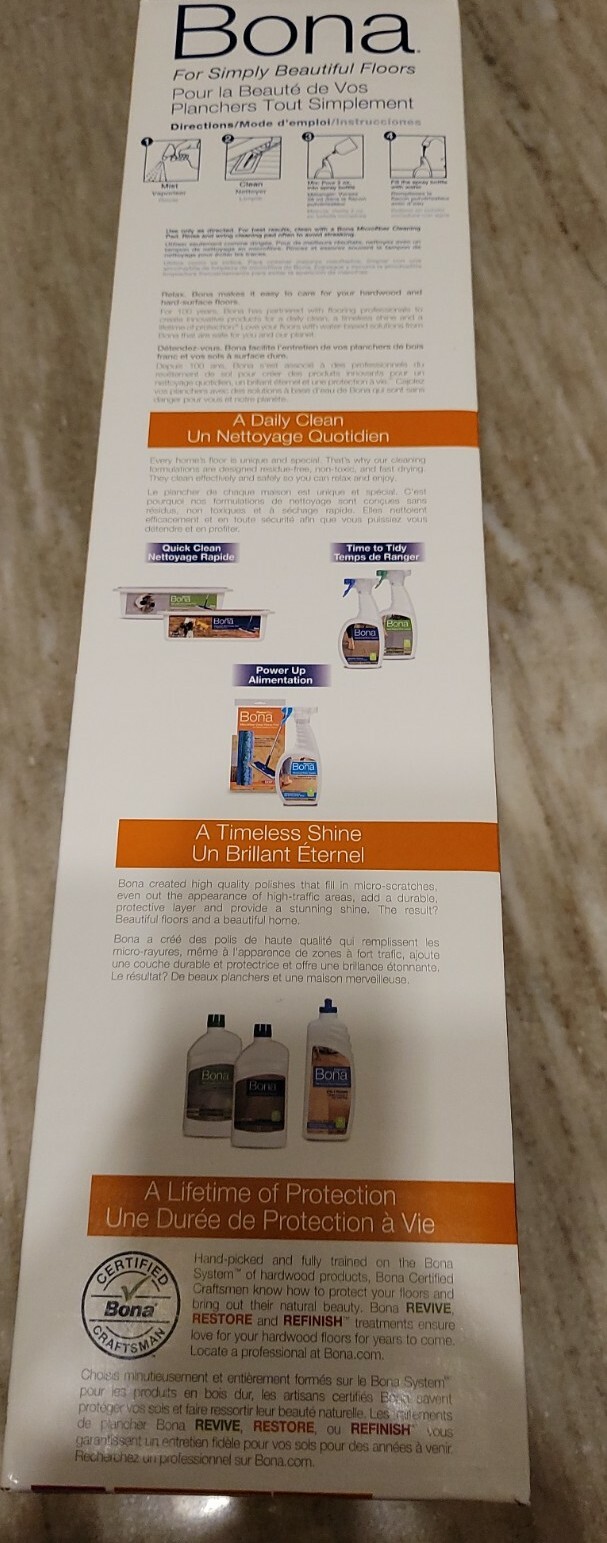 Bona 16.5 in. W Dry/Wet Fiber Floor Care Kit