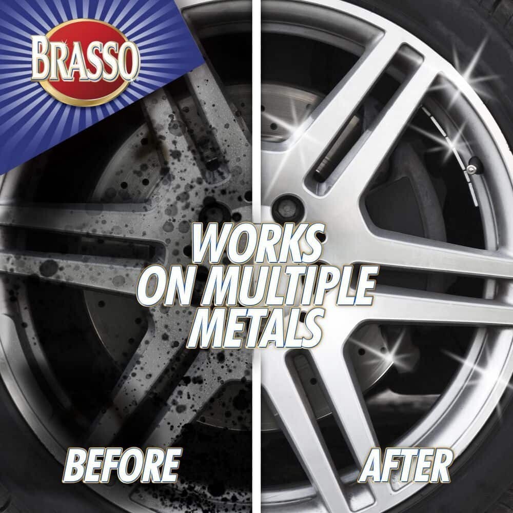 (3-PACK) Brasso Metal Polish and Shine Cleaner Brass Stainless Steel 8 Oz.