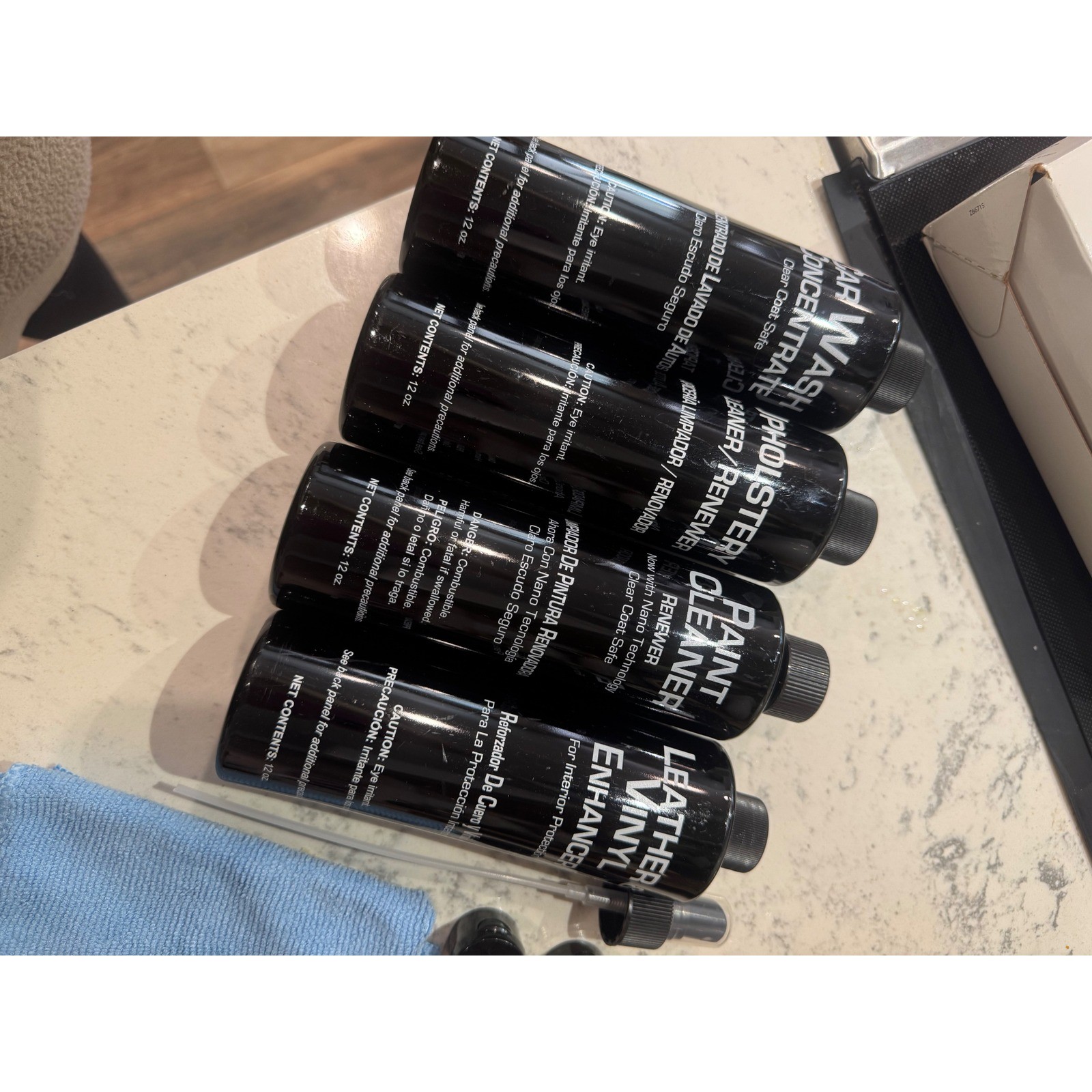 ECP Appearance Care Kit Car Wash Paint Protection Upholstery Leather Vinyl 7pc
