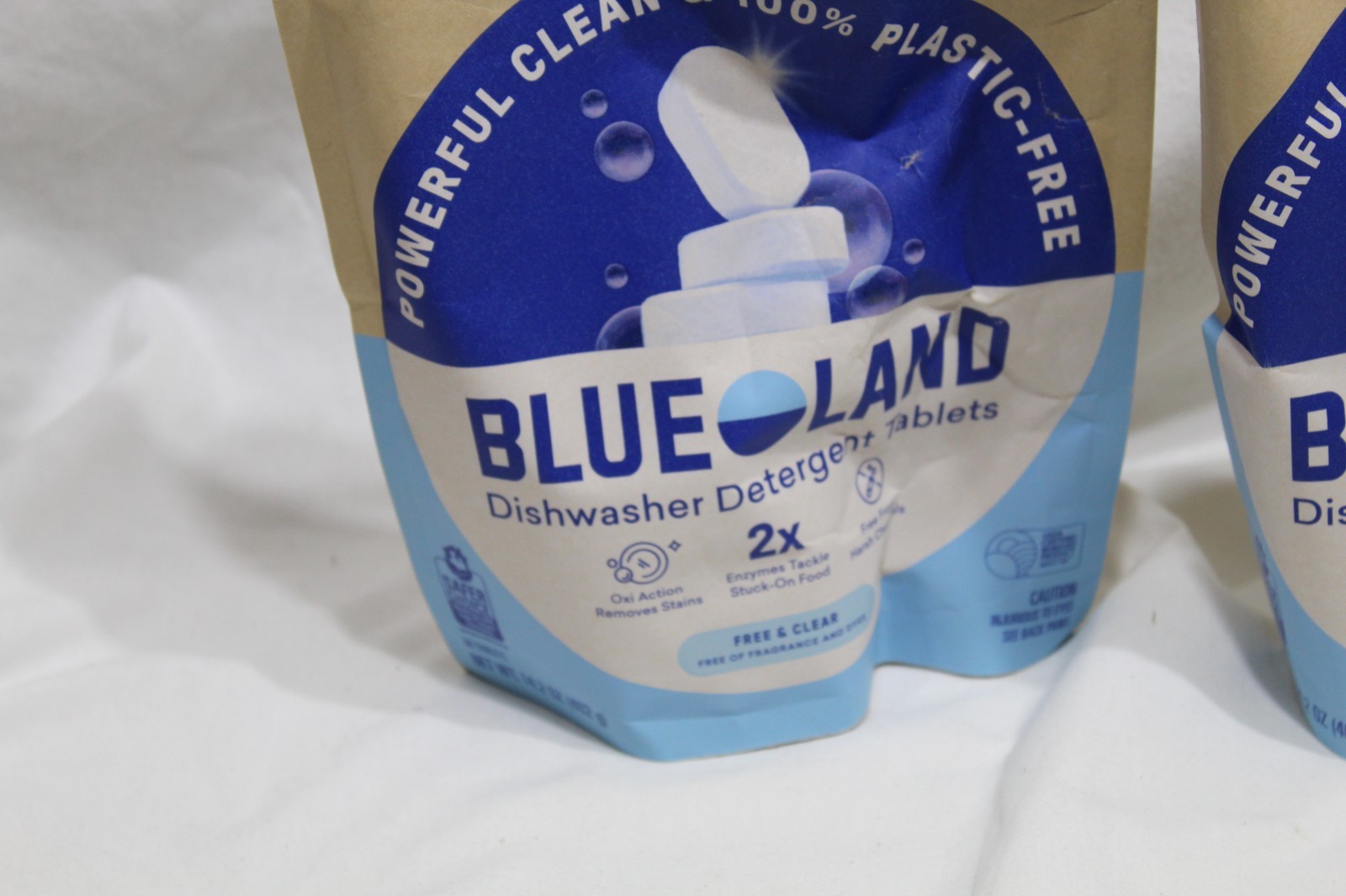 2 Blueland Dishwasher Tablets Refill Free & Clear 60 Loads (14.2 oz) Each