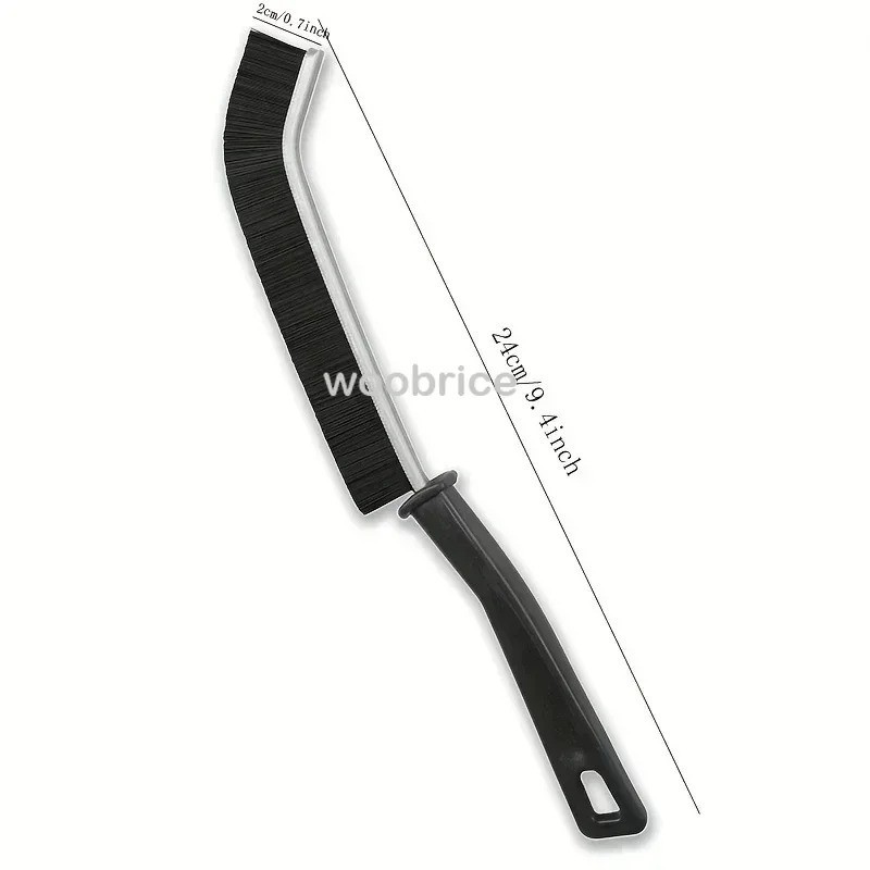 Long Handle Crevice Cleaning Brush Hard Bristle Gap Tile Grout Bathroom Kitchen