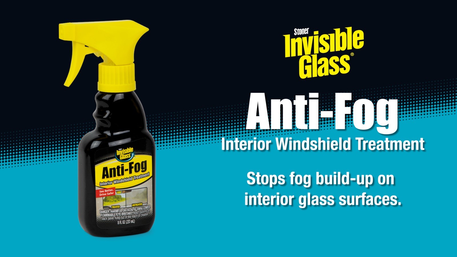 5-Piece Windshield Glass Treatment Kit – Anti-Fog, Rain Repellent, Cleaner & Clo