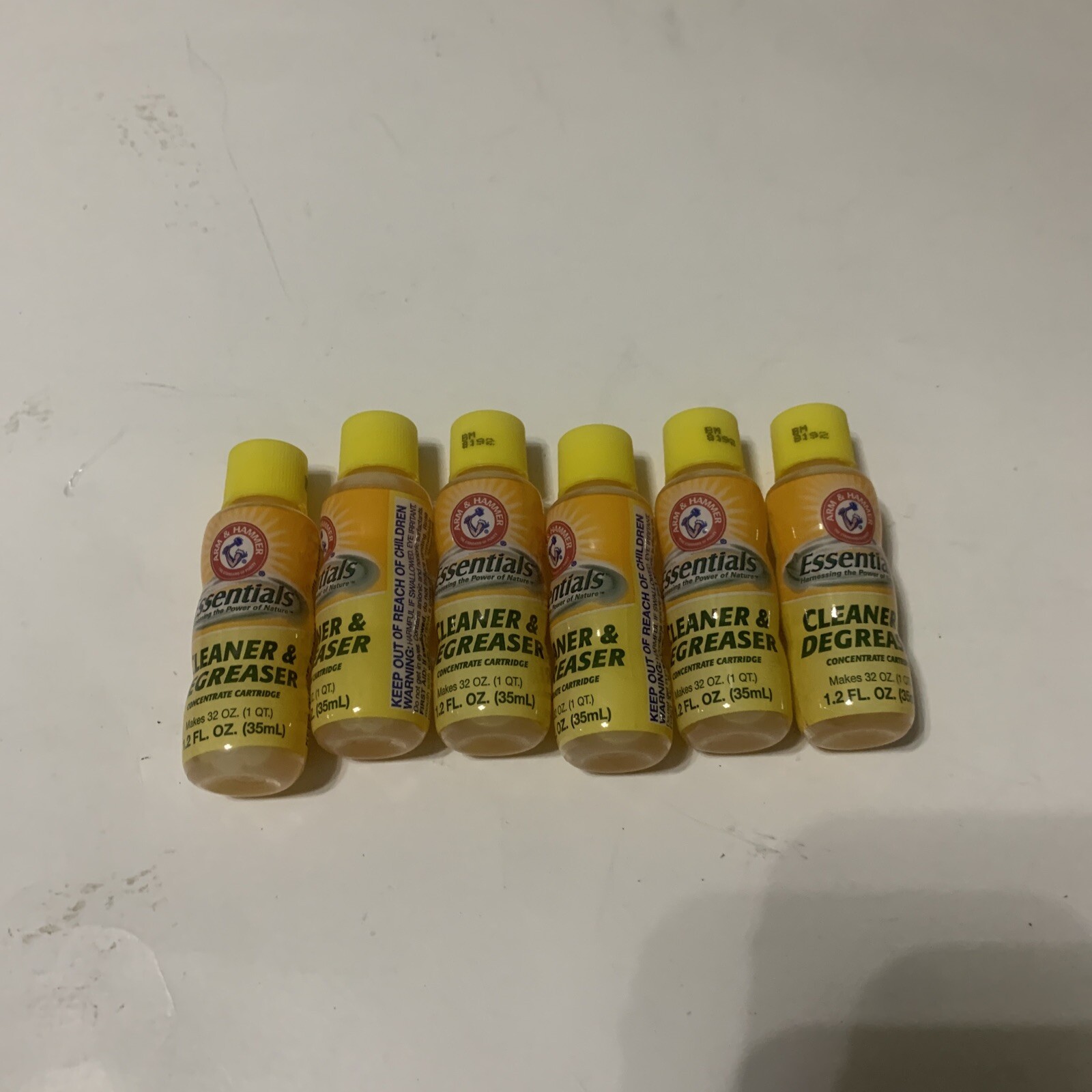 Arm & Hammer Essentials Cleaner & Degreaser Refill Concentrate Lot Of 6 New