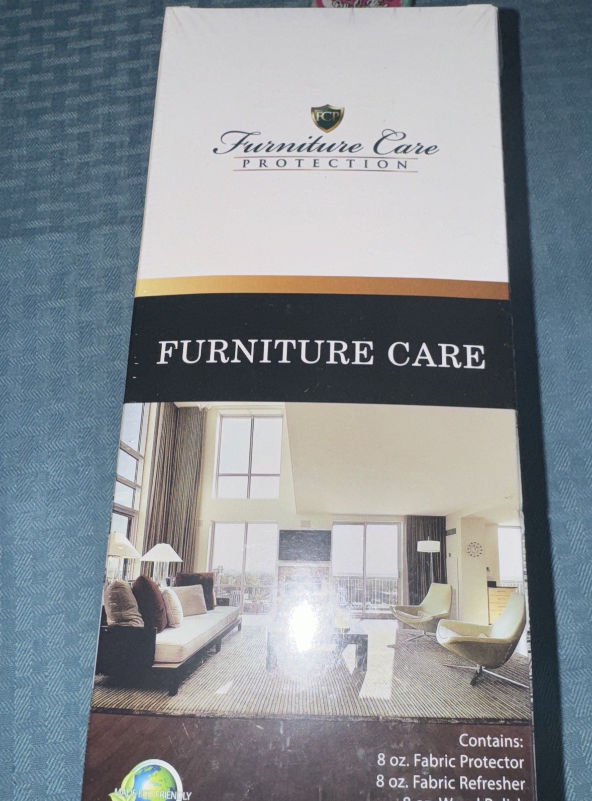 FCP Furniture Care Protection Kit Leather Fabric Wood New Sealed