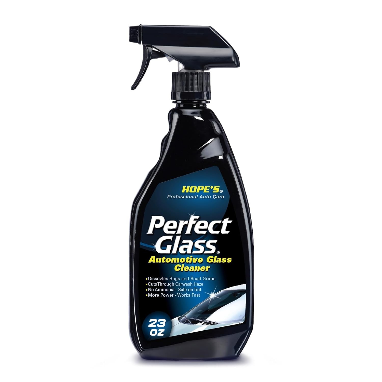 Streak-Free Tint Safe Glass Cleaner for Cars and Vehicles Auto Window Cleaner