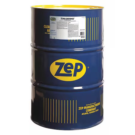 Zep J32885 Zone Defense Cleaner/Degreaser, 55 Gal Drum, Ready To Use, Solvent
