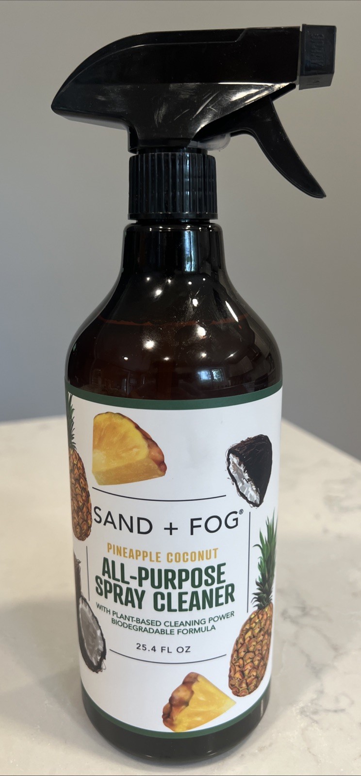 SAND + FOG™ Plant-Based Kitchen REFRESHER & CLEANER 25.4 Fl Oz Pineapple Coconut
