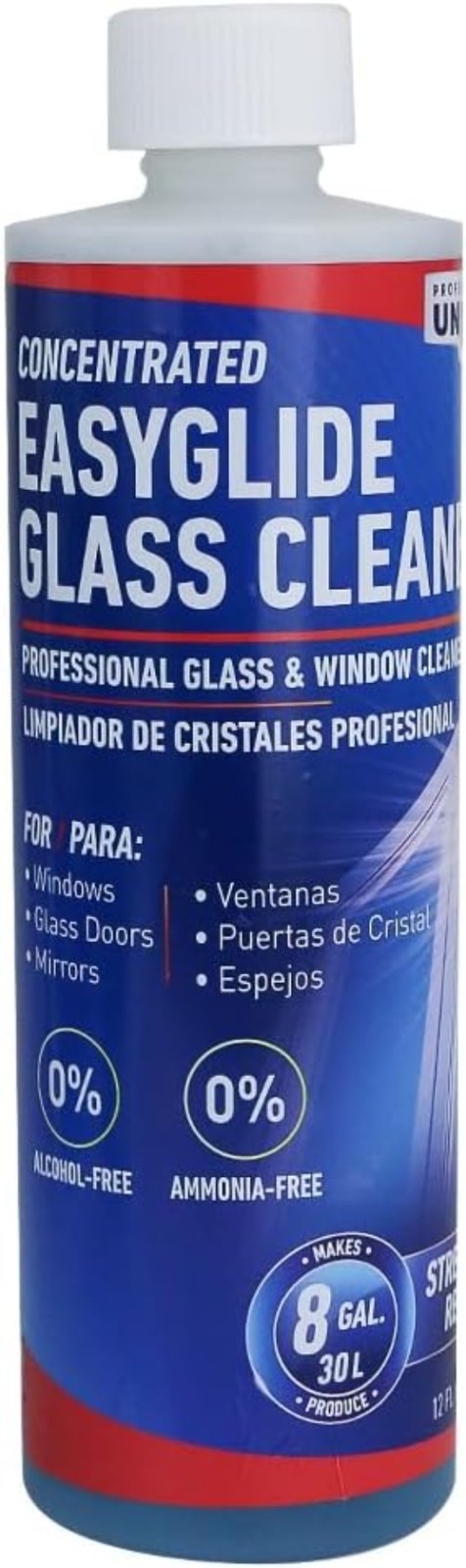 Professional EasyGlide Glass Cleaner 12 oz – Ammonia-Free Streak-Free Formula