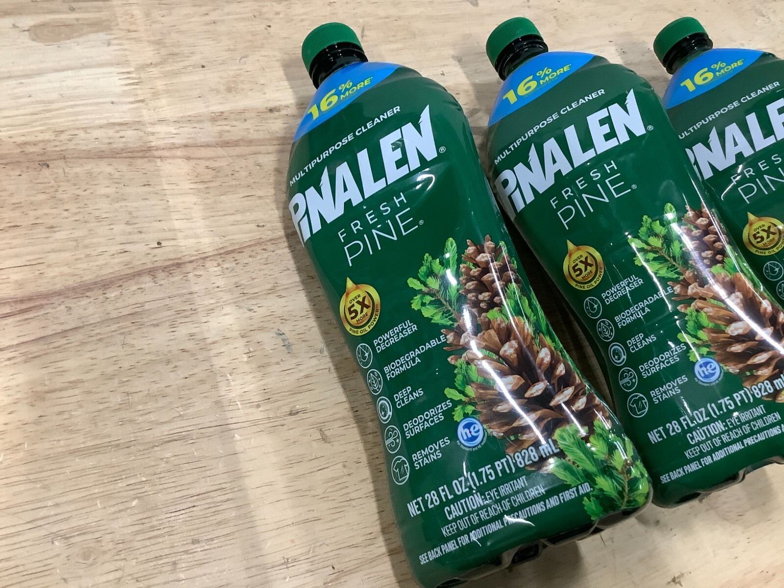 3 X Pinalen Original Fresh Pine Multi Purpose Cleaner – 28 fl oz