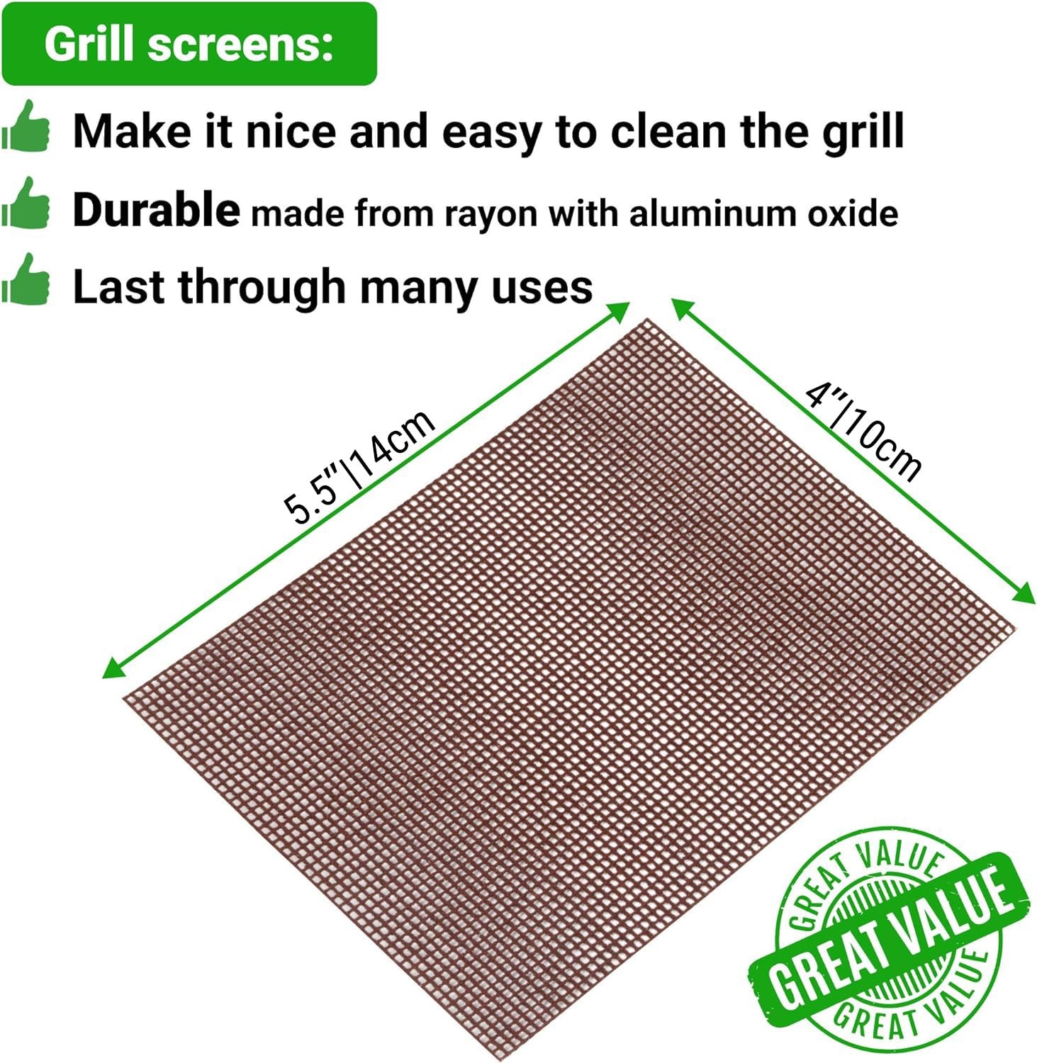 20-Pack Griddle Cleaning Pads + 40-Pack Grill Screens – Griddle Cleaning Bundle