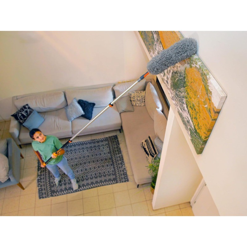 20 Foot High Reach Duster Kit with 4-12 ft Extension Pole // High Ceiling