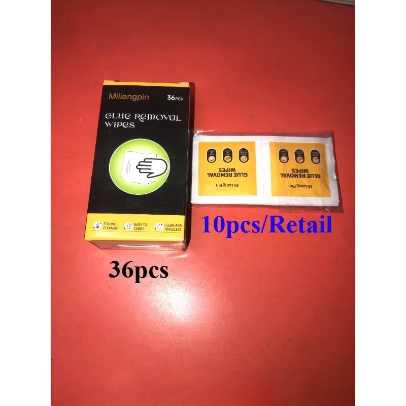 Adhesive Remover Wipes Glue Sticker Residue Cleaner for Glass & More