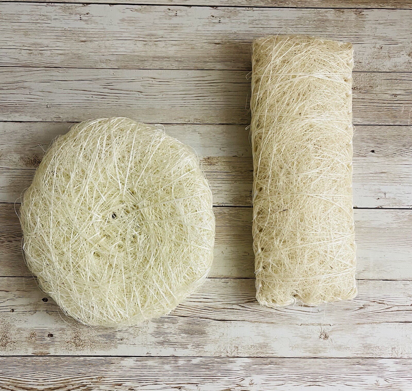 4x Estropajo De Ixtle Mexicano Ixtle Scourer Body Scrub 100% Natural Fibers