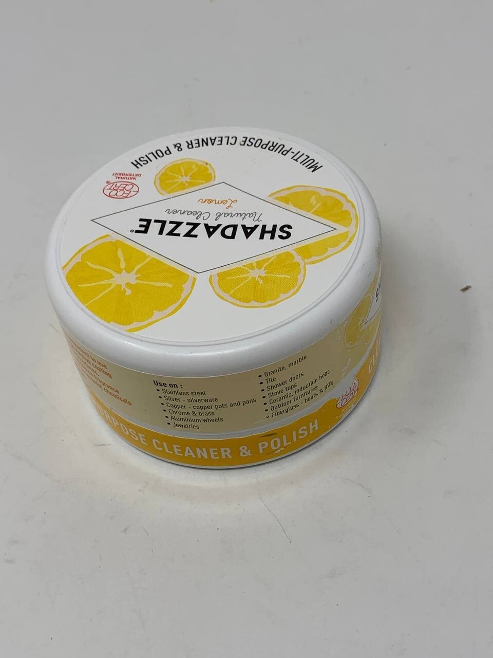 Shadazzle Eco-Friendly All-Purpose Cleaner and Polish Lemon Made In France